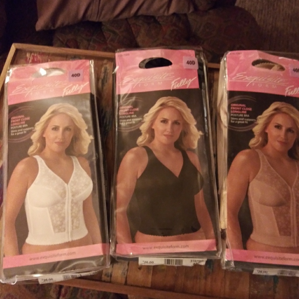 Exquisite Form Front Closure Posture Bra NWT